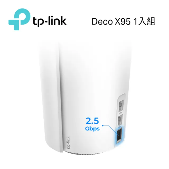 【TP-Link】(3入)Deco X95 AX7800 三頻 AI-智慧漫遊 真Mesh 無線網路WiFi 6 網狀路由器