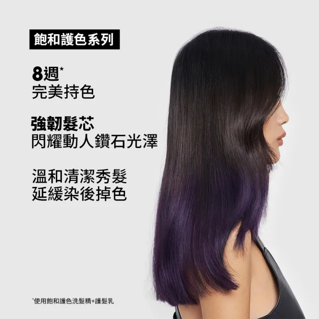 【L’OREAL 巴黎萊雅PRO】絲漾博飽和護色洗髮精500ml(染燙髮必備★超人氣大容量)