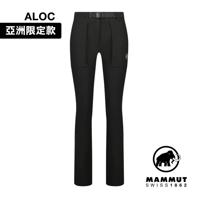 【Mammut 長毛象】Mountain Tough Pants AF Women 日系大口袋健行長褲 黑色 女款 #1022-02060