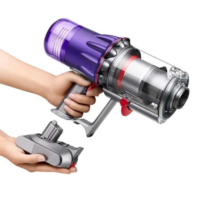 【dyson 戴森 限量福利品】SV18 Digital Slim Fluffy Extra 輕量無線吸塵器(紫色 全配組 momo獨家)