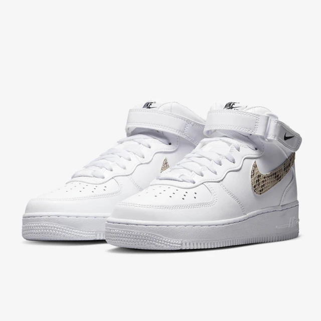 【NIKE 耐吉】休閒鞋 運動鞋 WMNS AIR FORCE 1 07 MID 女鞋 白(DD9625101)