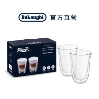 【Delonghi 迪朗奇】雙層玻璃杯組 330ml(2 入)