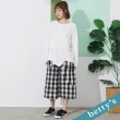 【betty’s 貝蒂思】拉鍊裝飾寬版T-shirt(白色)