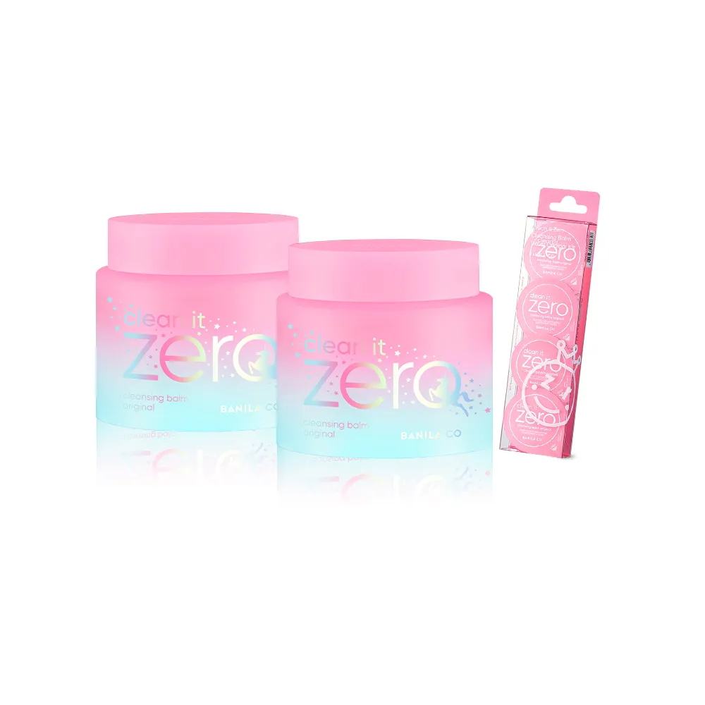 【BANILA CO 官方直營】Zero零感肌瞬卸凝霜180ml-2入(經典獨角獸限定款)