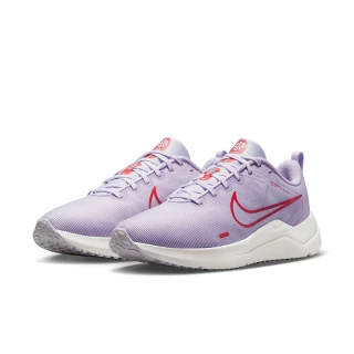 【NIKE 耐吉】慢跑鞋 女鞋 運動鞋 緩震 W DOWNSHIFTER 12 粉紫 DD9294-501