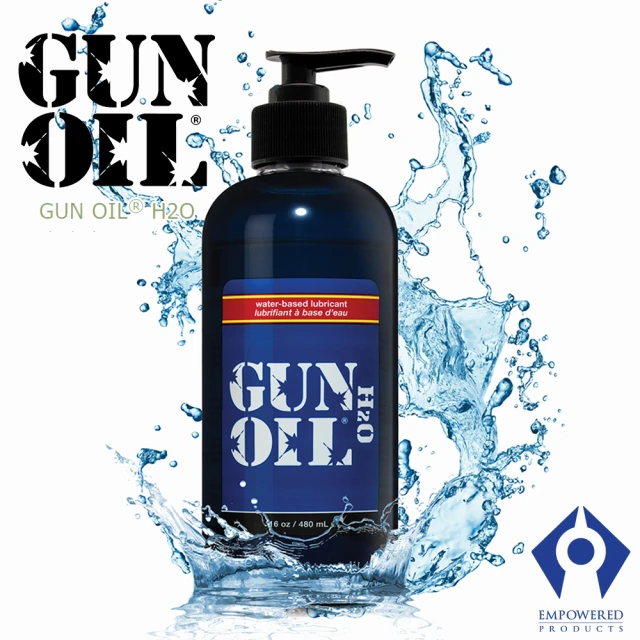 【Gun Oil】高級水性潤滑液 GUN OIL H2O WATER-BASED LUBRICANT 1入(480ml/16oz)