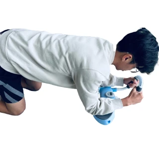 【Caiyi 凱溢】Caiyi  升級二合一 自動回彈健腹輪(健腹輪 卷腹輪 腹肌鍛煉 練腹肌神器 健身運動器材)