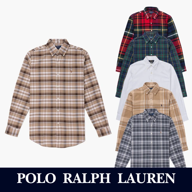 【RALPH LAUREN】RL POLO 經典刺繡小馬棉質長袖襯衫-多色組合(CLASSIC FIT / 平輸品)