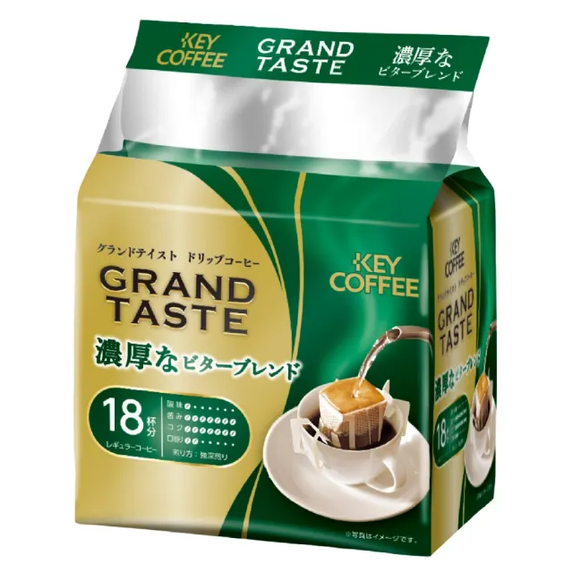 KEY COFFEE】濃厚研磨濾掛4袋組(18入/袋) - momo購物網- 好評推薦-2023