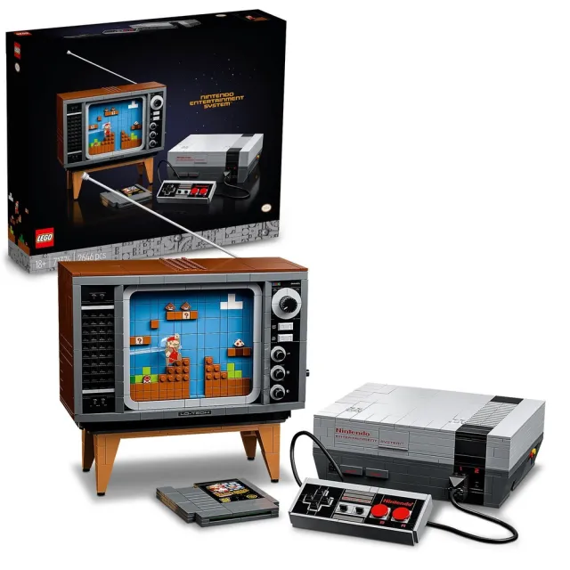 【LEGO 樂高】超級瑪利歐系列 71374 Nintendo Entertainment System(瑪利歐 遊戲機)