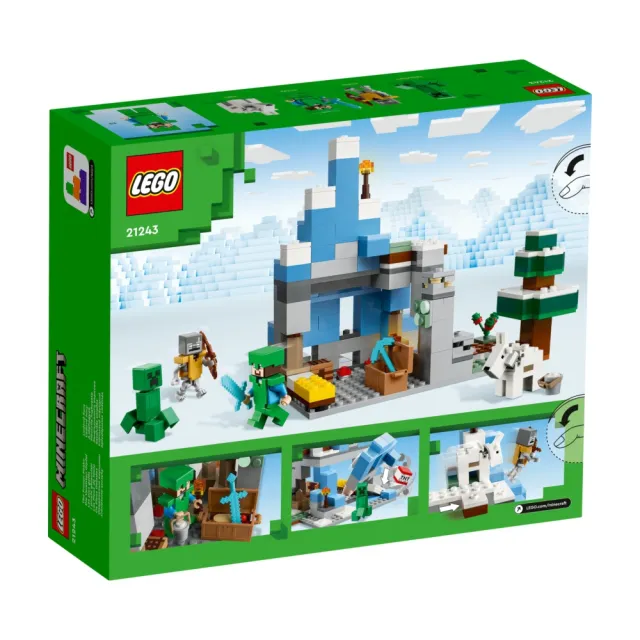 LEGO 樂高】Minecraft 21243 The Frozen Peaks(當個創世神霜凍山峰