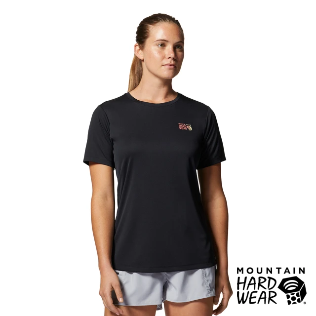 【Mountain Hardwear】Wicked Tech Short Sleeve Women 防曬快乾短袖排汗衣 女款 黑色090 #1983071