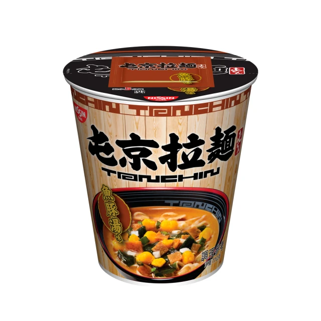 【NISSIN 日清】屯京拉麵-魚豚湯味速食麵 杯麵(77g)