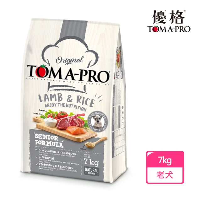 TOMA-PRO 優格【TOMA-PRO 優格】高齡犬專用 高纖低脂配方 羊肉+米(7KG)