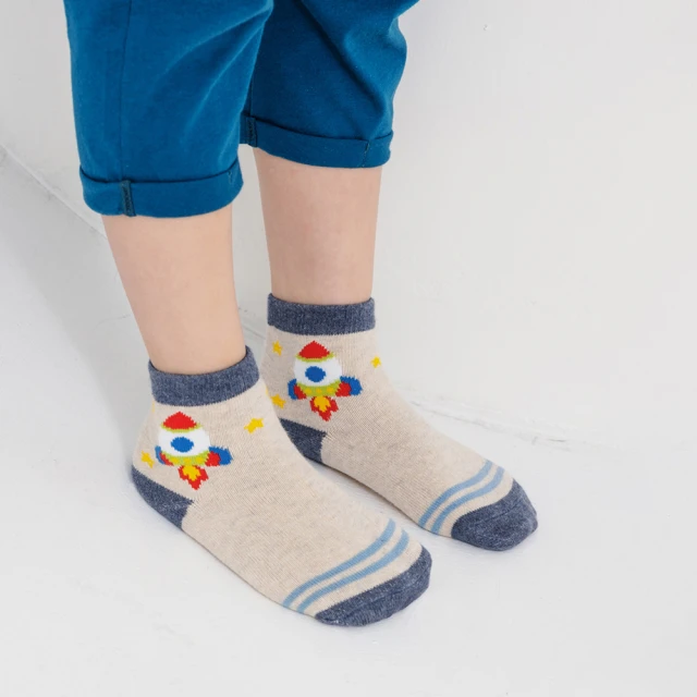 Baby 童衣 任選 兒童襪子五雙入 可愛動物童襪 純棉男童