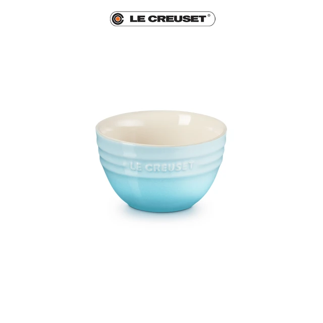 【Le Creuset】瓷器韓式飯碗(水漾藍)