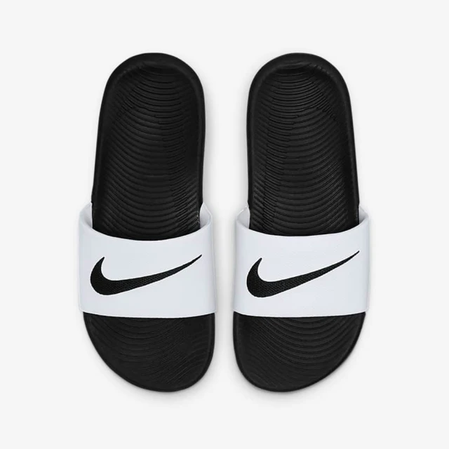 【NIKE 耐吉】拖鞋 童鞋 中童 大童 兒童 運動 KAWA SLIDE GS/PS 白 819352-100