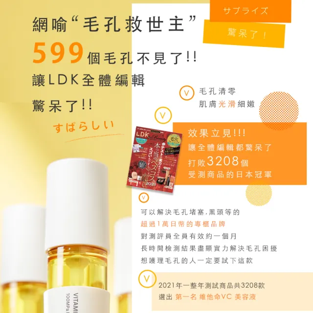 unlabelLAB安博士】超快毛孔清零維他命VC美容液50ml*3+超快逆襲垮臉A醇