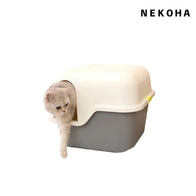 【NEKOHA】頂入式貓砂盆(貓砂盆 貓廁 貓砂盆 減少落砂貓砂盆 封閉式貓砂盆)