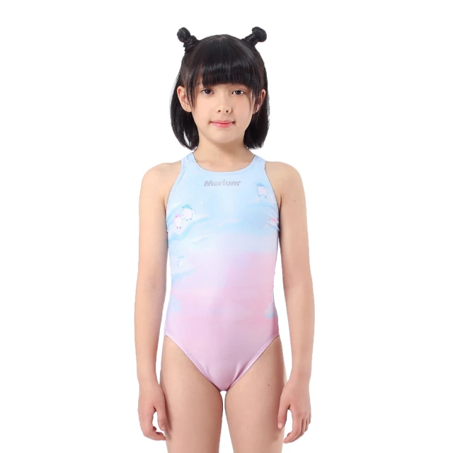 MARIUM【MARIUM】小女競賽型泳裝 - 阿德利企鵝(MAR-23074WJ)