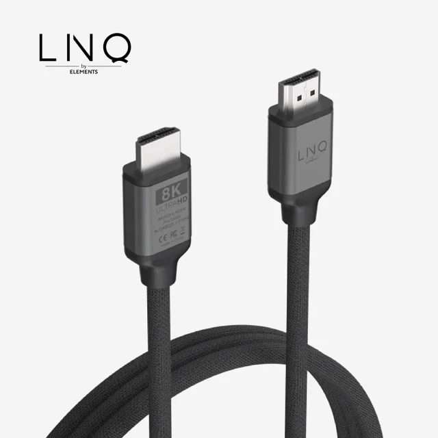 【LINQ】傳輸線(8K /60Hz Ultra Certified 官方認證 HDMI to HDMI 超高清影音傳輸線 200公分)