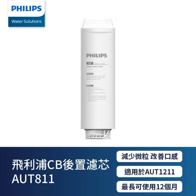 【Philips 飛利浦】CB 後置濾芯(AUT811)