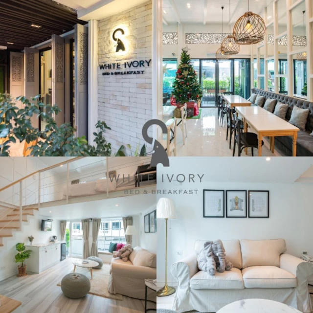 【曼谷白象牙旅館White Ivory Hotel】絕美樓中樓★假日不加價★2人入住含早餐(再贈1日BTS PASS.迎賓飲品)