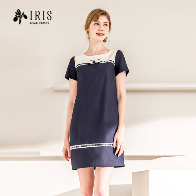 IRIS 艾莉詩 立體蕾絲織紋針織上衣-2色(36837)優