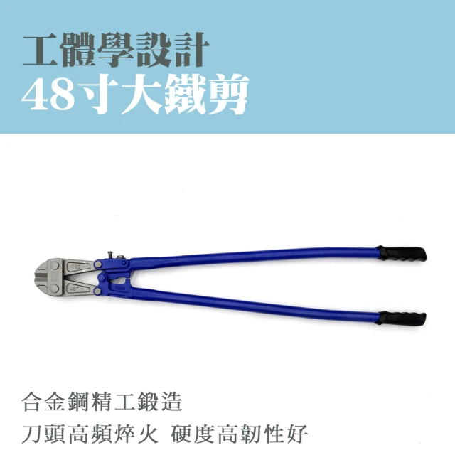 【大匠工具】剪鐵工具 鋼剪 鋼筋 鐵鍊 鎖具 鋼繩 剪電線 輕鬆好剪 鐵線剪 WC48-F(鐵皮剪 鐵剪刀 剪鐵剪刀)