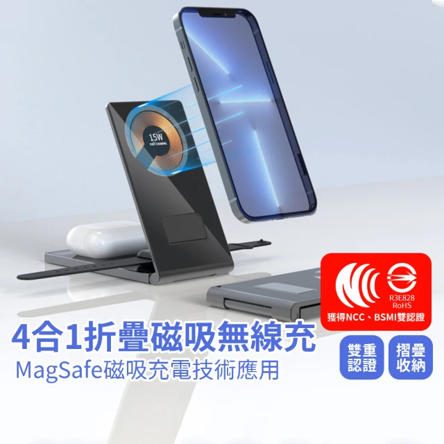 LYCANDER OLIKA W3 三合一磁吸無線充電器(白