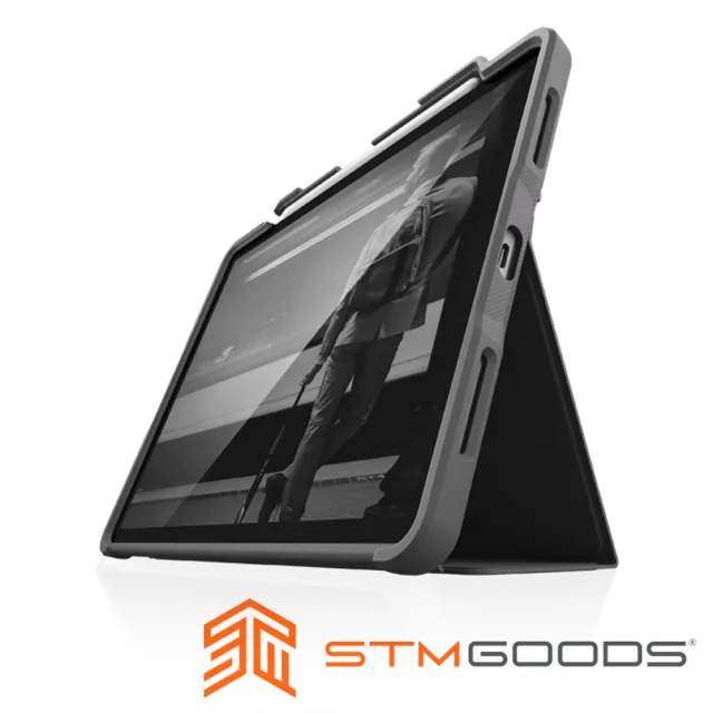 【STM】澳洲 STM Rugged Case Plus for iPad Pro 11吋 第二代 強固軍規防摔平板保護殼 - 黑