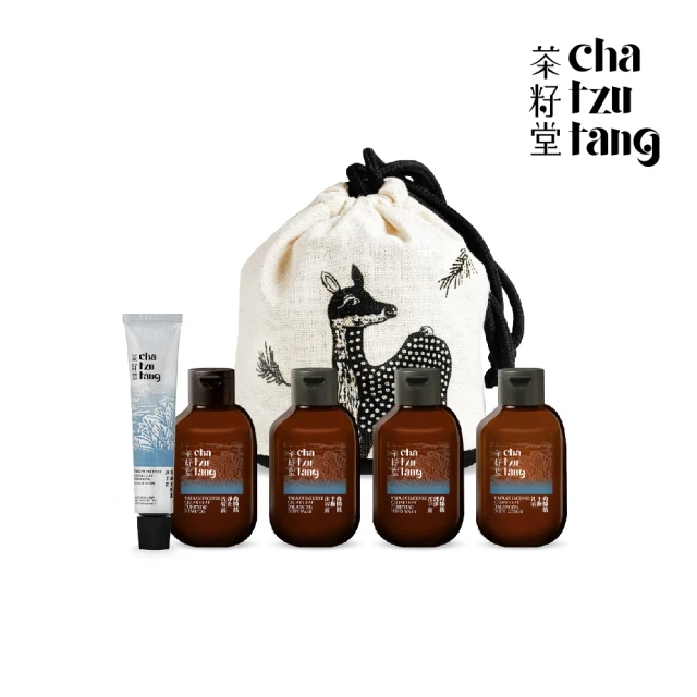 茶籽堂 大容量 水芙蓉髮沐兩件組(洗髮露500mL+沐浴露5