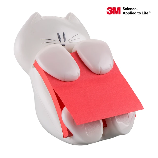 3M Post-it☆利貼☆ CAT-330抽取便條台(貓咪造型)