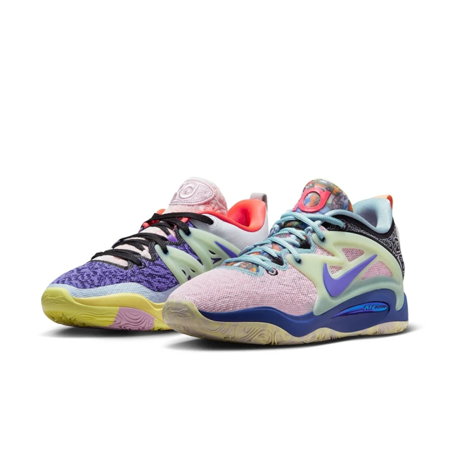 NIKE 耐吉 籃球鞋 男鞋 運動鞋 包覆 緩震 KD15 NRG EP 粉紫 FN8011-500