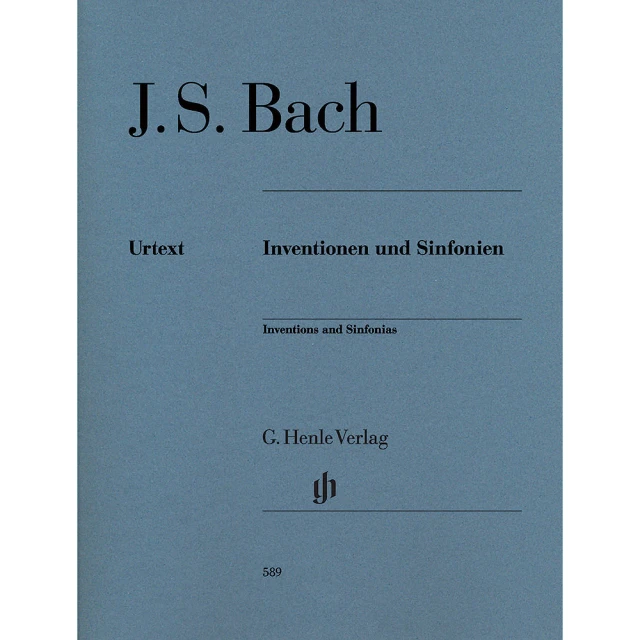 【Kaiyi Music 凱翊音樂】巴哈：二聲部與三聲部創意曲鋼琴譜 Bach: Inventions Sinfonias Piano(Henle版)
