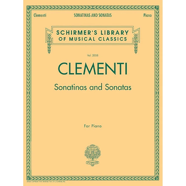 【Kaiyi Music 凱翊音樂】Clementi: Sonatinas and Sonatas(Schirmer Vol. 2058)