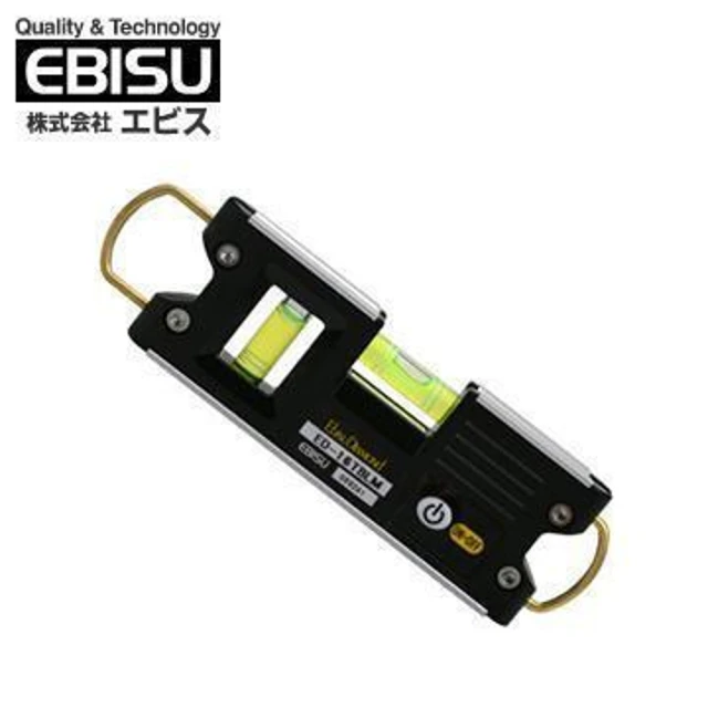 EBISU 雙吊掛強磁水平尺 附LED(ED-16TBLM)