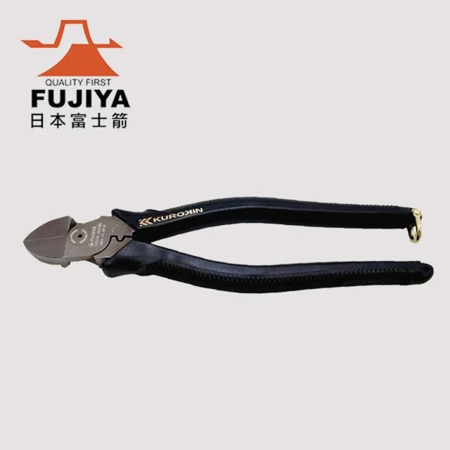 FUJIYA 富具亞 強力型斜口鉗-偏芯薄刃200mm 黑金(7700N-200BG)