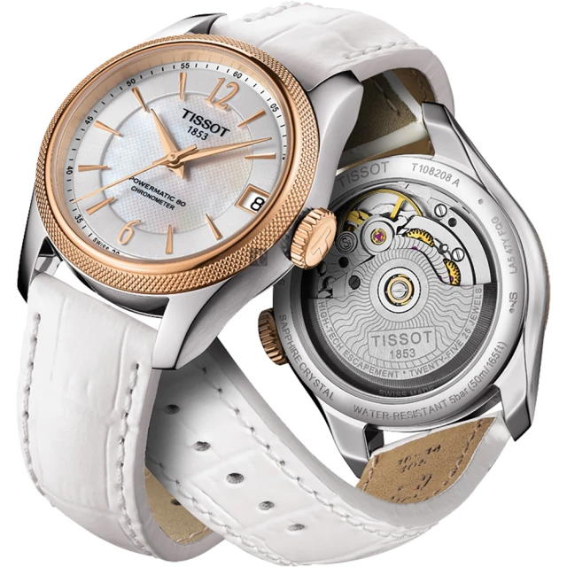 TISSOT 天梭 Ballade COSC 80小時矽游絲機械錶 女錶(T1082082611700)