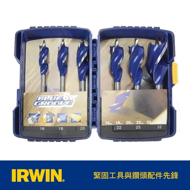 IRWIN 握手牌 6件6倍速木工鑽頭組(IW-10506628)