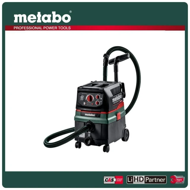 metabo 美達寶 36V 18V+18V鋰電無刷乾濕兩用真空吸塵器5.5Ah套裝組(ASR 36-18 BL 25 MSC)