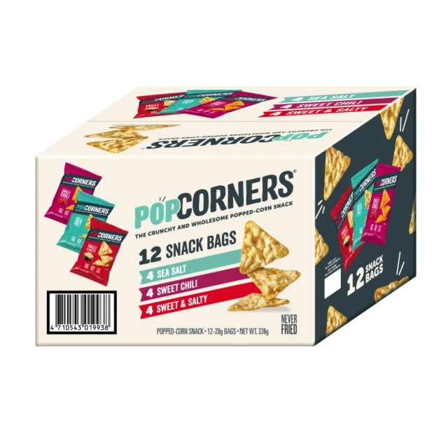 美式賣場 PopCorners 爆米花脆片 鹹甜口味x2袋組