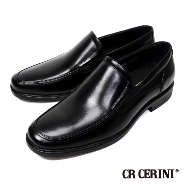CR CERINI 素面輕底耐磨裙飾樂福鞋 黑色(CR21870-BL)