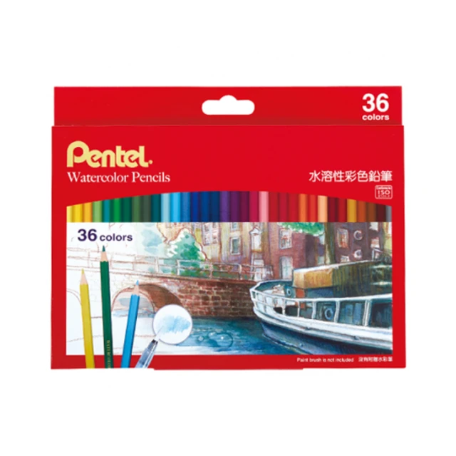 Pentel 飛龍 水溶性色鉛筆36色 /盒 CB9-36TW