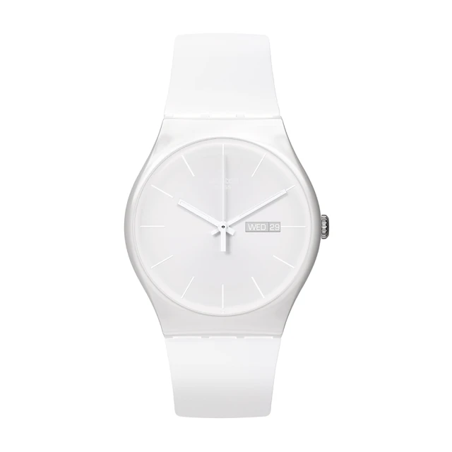 SWATCH Swatch New Gent 原創系列手錶 WHITE REBEL 男錶 女錶 手錶 瑞士錶 錶(41mm)