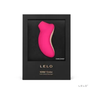 【LELO】SONA Cruise 索娜 加強版 首款聲波吮吸式按摩器 櫻桃紅