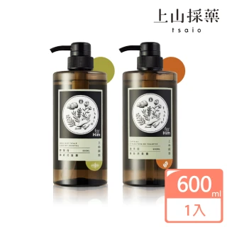 【tsaio上山採藥】男性系列 洗髮露600ml(野薄荷/咖啡因)