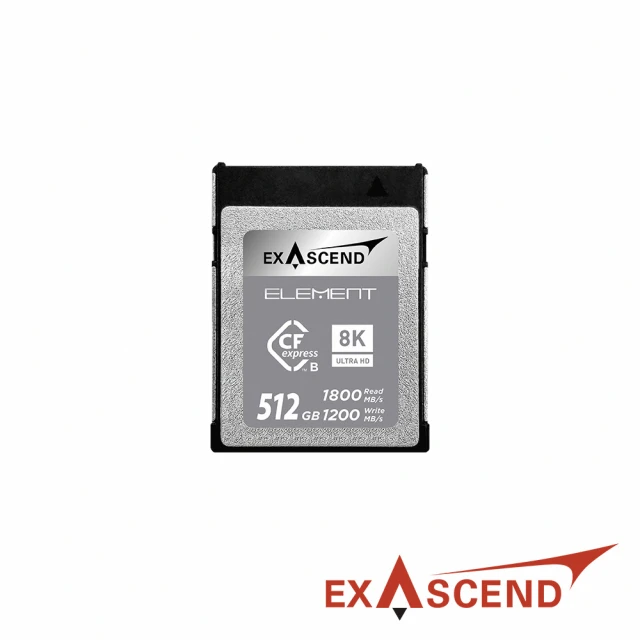 Exascend Element CFexpress Type B 512G 高速記憶卡(公司貨)