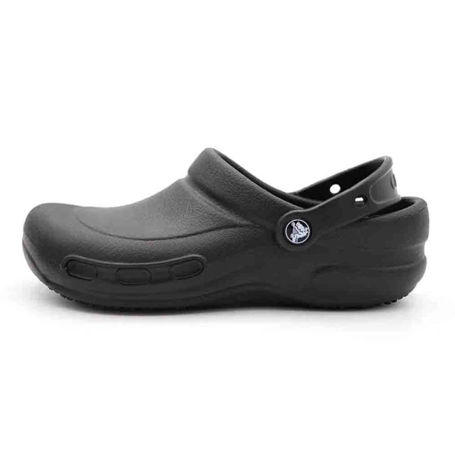 Crocs 卡駱馳 黑色 bistro 廚師鞋 防滑 防水 涼拖鞋 男女款(10075-001)