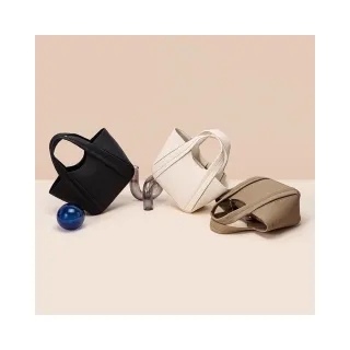 【VERTEX】頭層牛皮水桶托特包-B